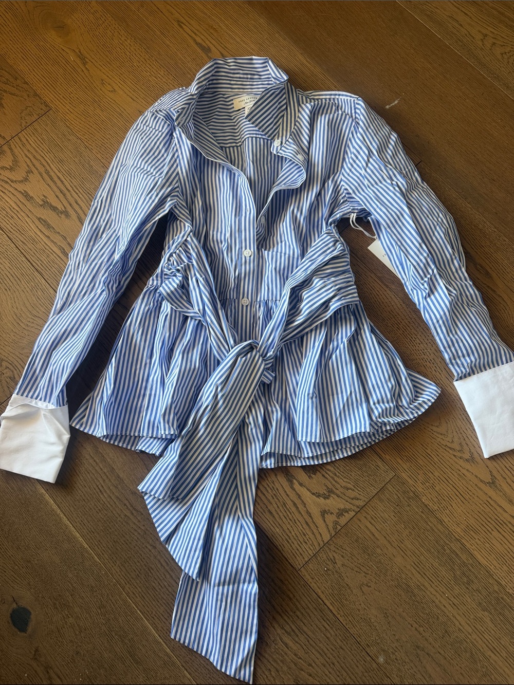 Free Assembly striped button down